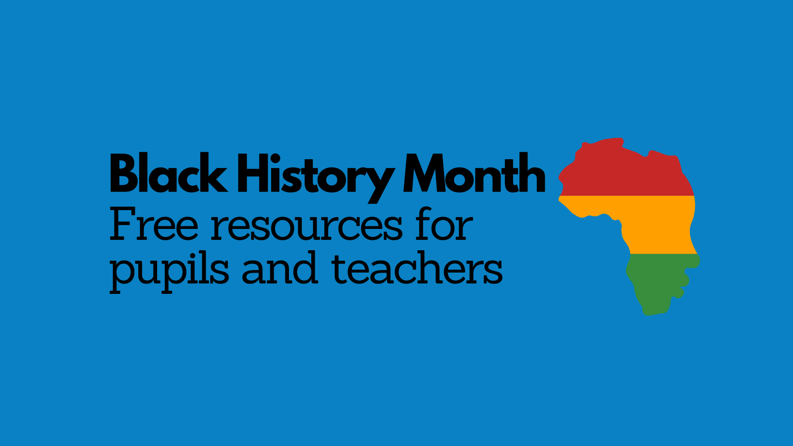 Black History Month – Free resources for pupils and teachers – Tootoot